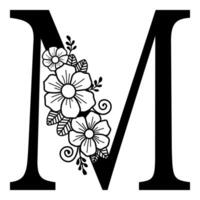 Luxurious Alphabet M vector