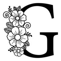Luxurious Alphabet G vector