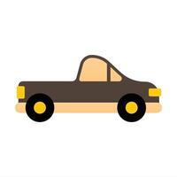 Flat colorful car icon element asset design vector