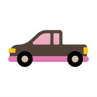 Flat colorful car icon element asset design vector
