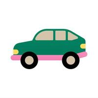 Flat colorful car icon element asset design vector