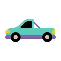 Flat colorful car icon element asset design vector