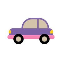 Flat colorful car icon element asset design vector
