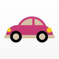 Flat colorful car icon element asset design vector