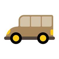 Flat colorful car icon element asset design vector