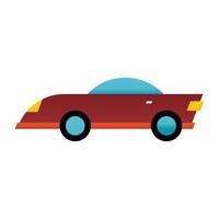 Flat colorful car icon element asset design vector