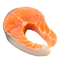 Raw Salmon Filet on Clear Cutout png