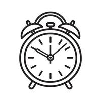 Minutes Analog Clock Icon white background. vector