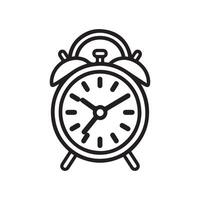Minutes Analog Clock Icon white background. vector