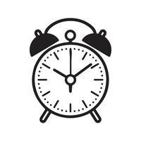 Minutes Analog Clock Icon white background. vector