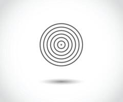 Concentric circle elements. Element for graphic web design, Template for print, textile, wrapping, decoration, illustration vector