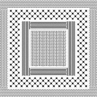 Keffiyeh scarf fabric pattern background vector