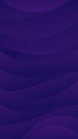 Captivating gradient wave design showcases a harmonious, soothing interplay of deep violet tones, infusing a calming, modern vibe into digital and print assets vector