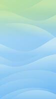 Elegant gradient wave design highlights a harmonious blend of cool green and blue tones, delivering a sophisticated, eye catching backdrop for flyers, posters, and digital media vector