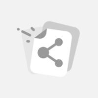 still empty. No documents, files or data have been shared yet concept illustration flat design. simple modern graphic element for empty state ui, infographic, icon vector