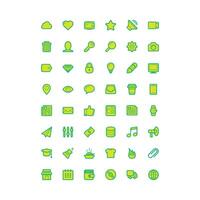 icon set library vector