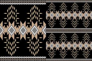 Ethnic abstract ikat art. Aztec ornament print. geometric ethnic pattern seamless color oriental. Design for background ,curtain, carpet, wallpaper, clothing, wrapping, Batik, vector