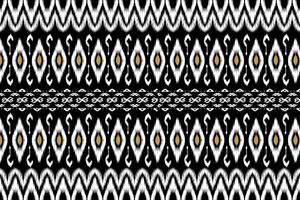Ethnic abstract ikat art. Aztec ornament print. geometric ethnic pattern seamless color oriental. Design for background ,curtain, carpet, wallpaper, clothing, wrapping, Batik, vector