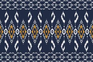 Ethnic abstract ikat art. Aztec ornament print. geometric ethnic pattern seamless color oriental. Design for background ,curtain, carpet, wallpaper, clothing, wrapping, Batik, vector