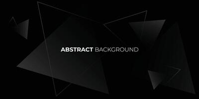 Luxury dark background design for website, poster, brand identity, brochure, presentation template etc. with futuristic geometric shapes. vector