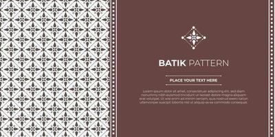 Simple and luxury traditional pattern background with ethnic elements. flat design vector