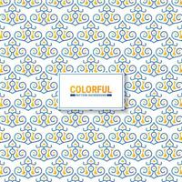 Colorful abstract geometric pattern design vector