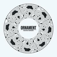 decorative ornament frame background vector