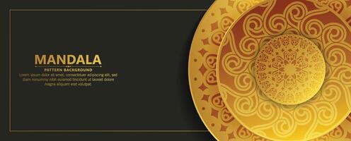 Luxury ornamental mandala background with arabic islamic east pattern style premium vector