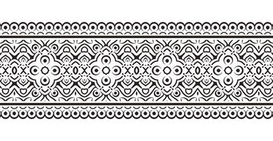 ornamental pattern border Design Template vector