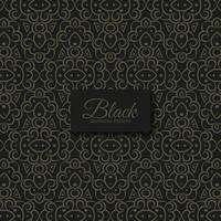 dark ethnic seamless pattern template vector