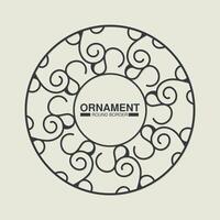decorative ornament frame background vector