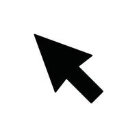 arrow pointer icon design vector