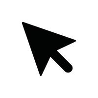 arrow pointer icon design vector