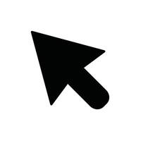 arrow pointer icon design vector