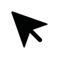 arrow pointer icon design vector