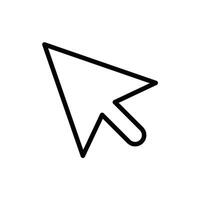arrow pointer icon design vector