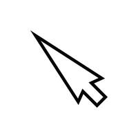 arrow pointer icon design vector