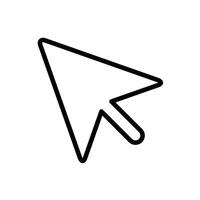arrow pointer icon design vector