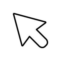 arrow pointer icon design vector