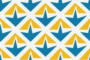 Bright colorful geometric seamless pattern. abstract background with modern minimal shape. Cute geometric line textures. Yellow, green, white color vector