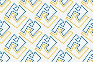 Bright colorful geometric seamless pattern. abstract background with modern minimal shape. Cute geometric line textures. Yellow, green, white color vector