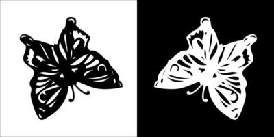 Illustration graphics of butterfly icon vector