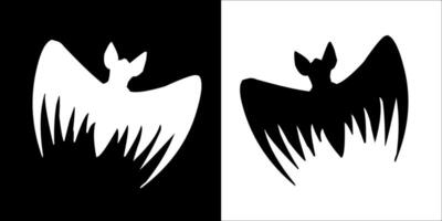 Illustration graphics of bat icon vector