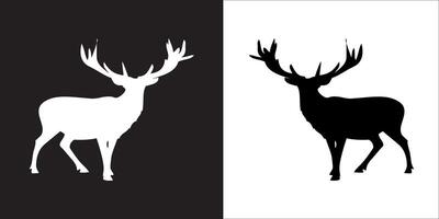 Illustration graphics of deer icon vector