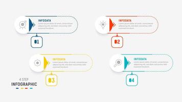 Three Step Infographic label design template with line icons. process steps diagram, presentations, workflow layout, banner, flow chart, info graph illustration. vector