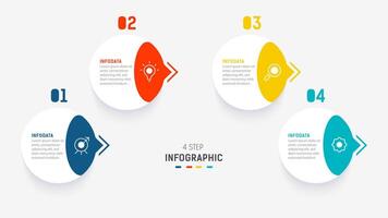 Three Step Infographic label design template with line icons. process steps diagram, presentations, workflow layout, banner, flow chart, info graph illustration. vector