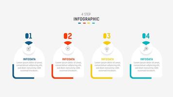 Three Step Infographic label design template with line icons. process steps diagram, presentations, workflow layout, banner, flow chart, info graph illustration. vector