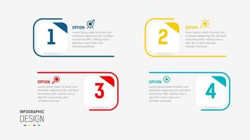 Three Step Infographic label design template with line icons. process steps diagram, presentations, workflow layout, banner, flow chart, info graph illustration. vector