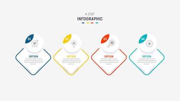 Three Step Infographic label design template with line icons. process steps diagram, presentations, workflow layout, banner, flow chart, info graph illustration. vector