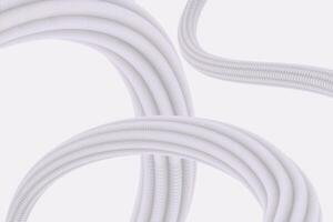 Abstract modern 3d background with flowing shapes vector